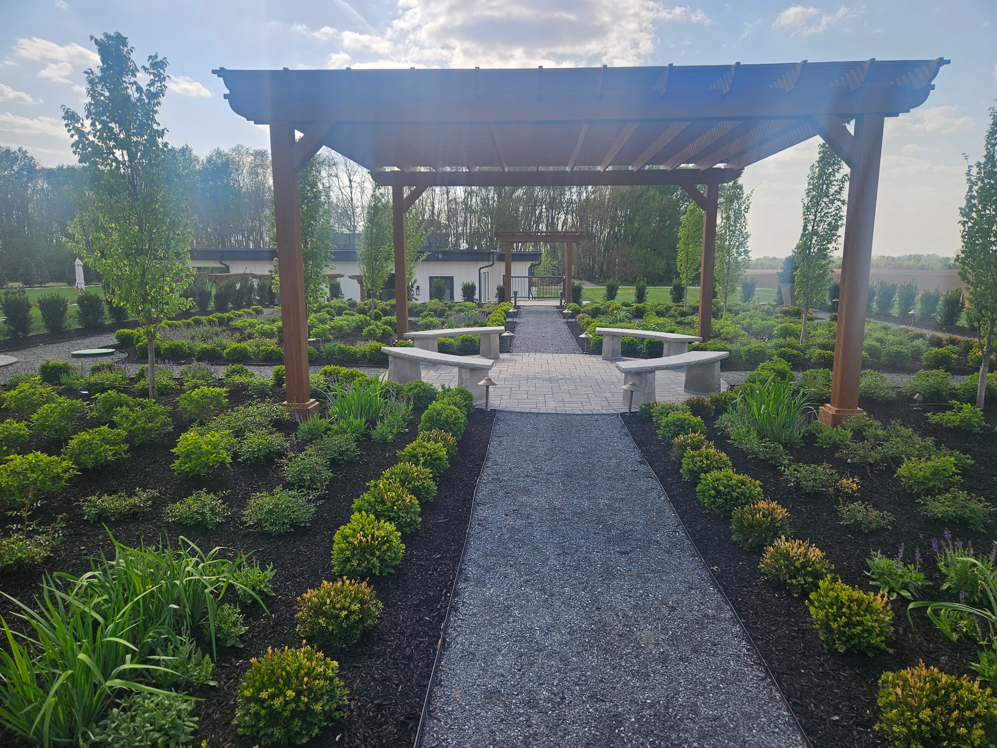 Fresh planting beds