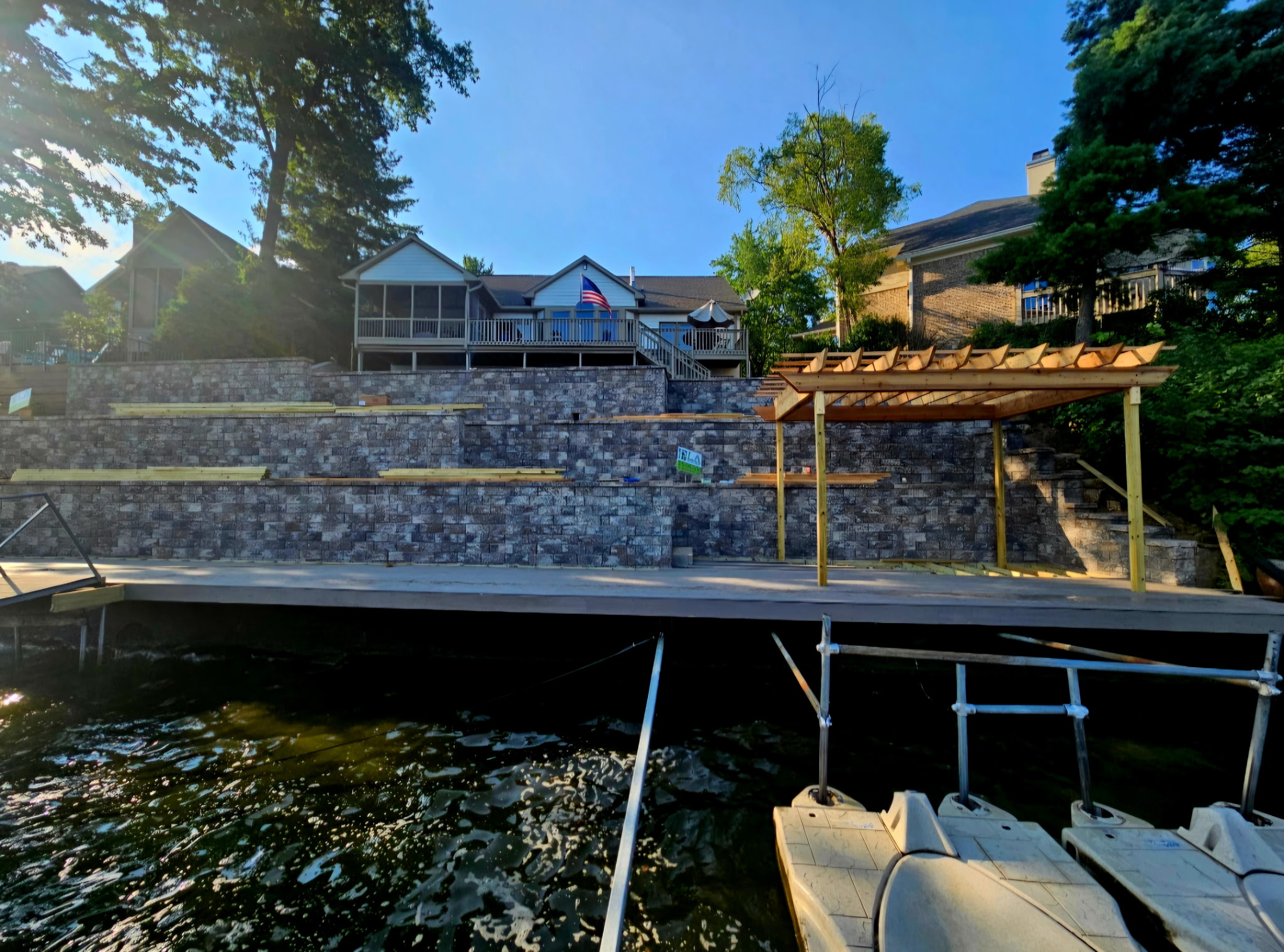 Dock & seawall