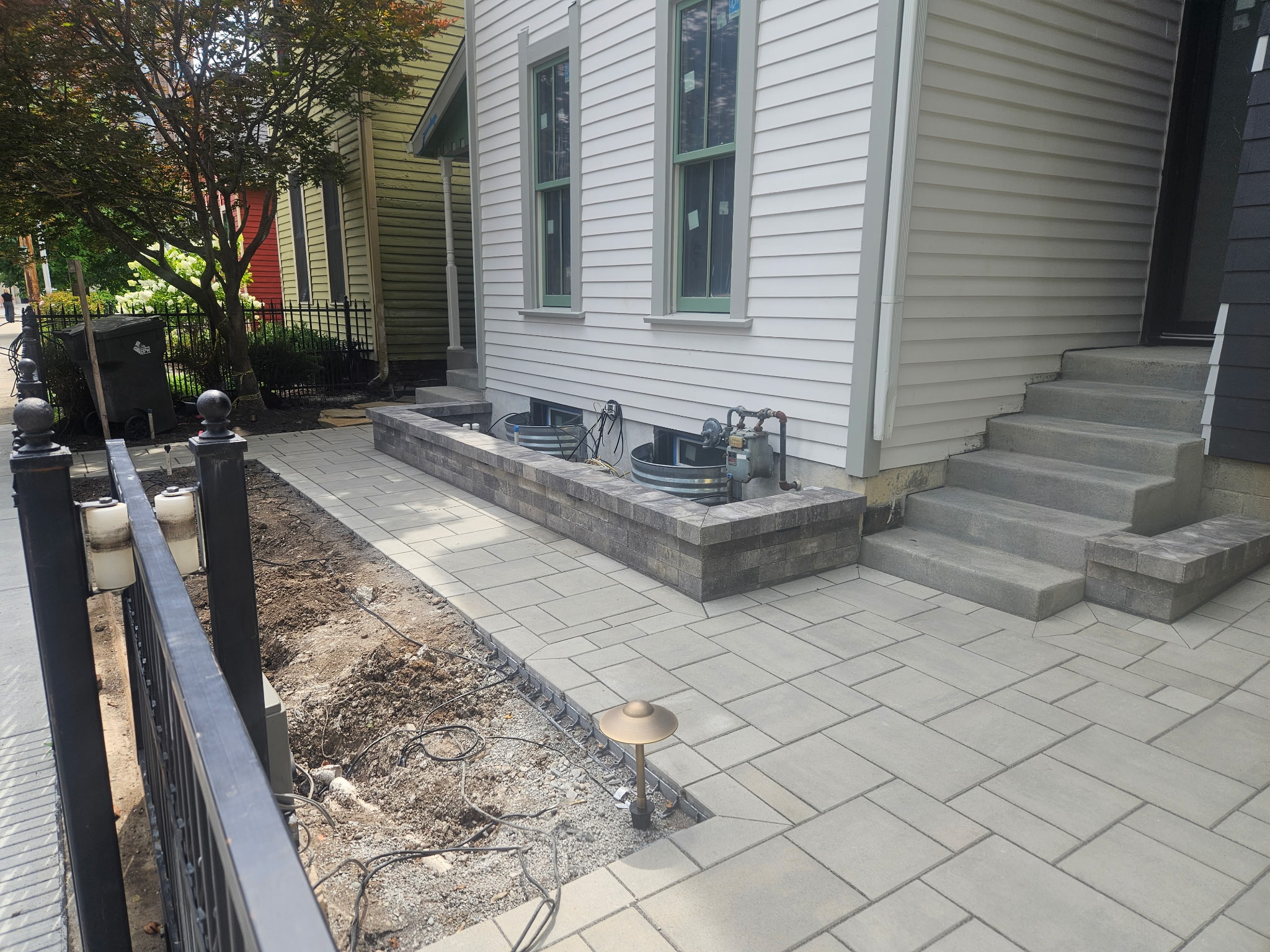 Paver walkway & steps